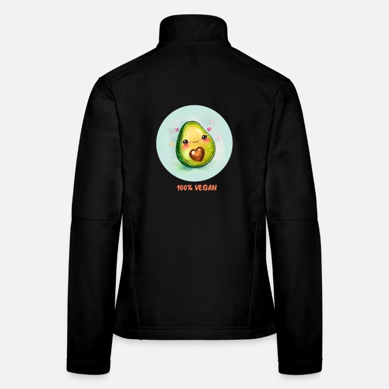 Avocat végétalien Veste en tissu softshell Femme