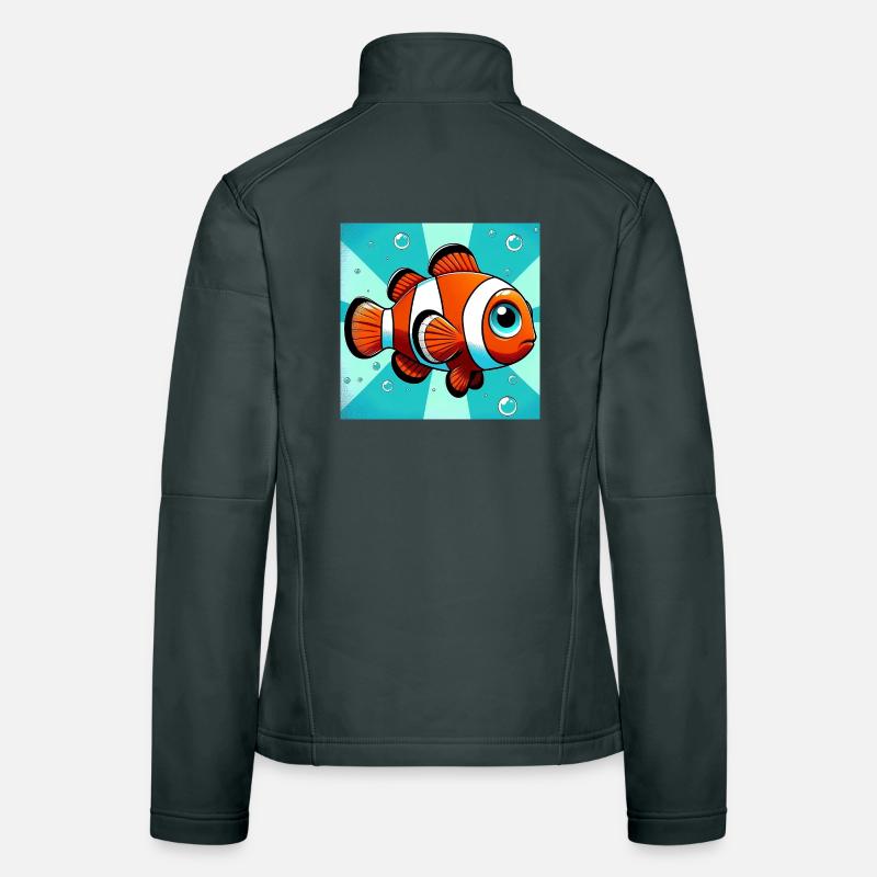 Clownfisch Frauen Softshelljacke