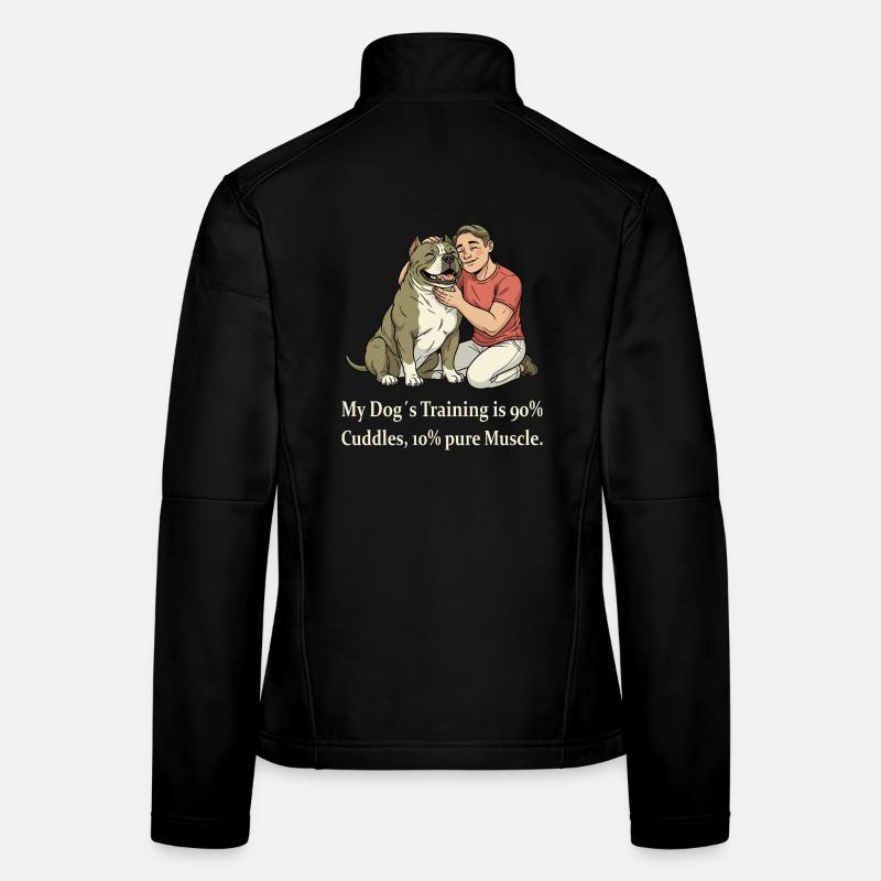 L’éducation de mon chien... Veste en tissu softshell Femme