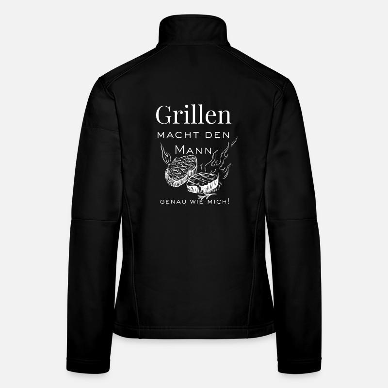 Grilling makes the man Women's Softshell Jacket
