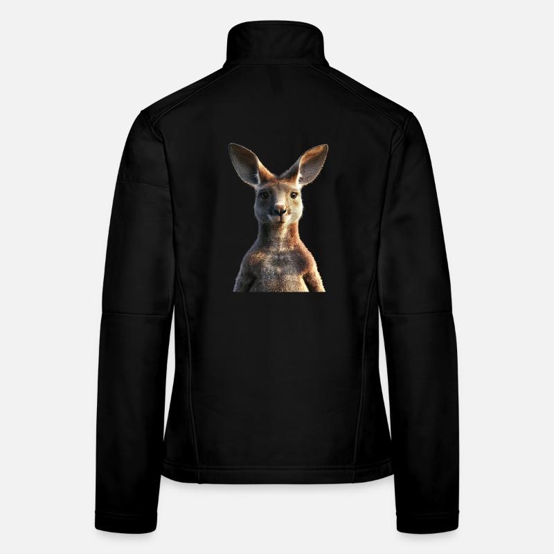 Känguru Australien Outback Wilde Süße Kängurus Frauen Softshelljacke