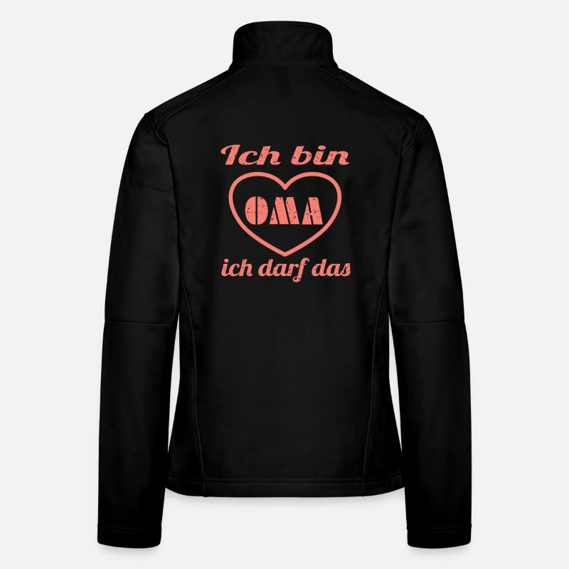 Herz Oma Frauen Softshelljacke