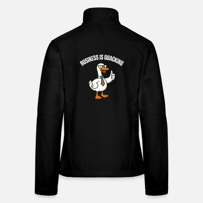 Quacking Business Duck Women's Softshell Jacket