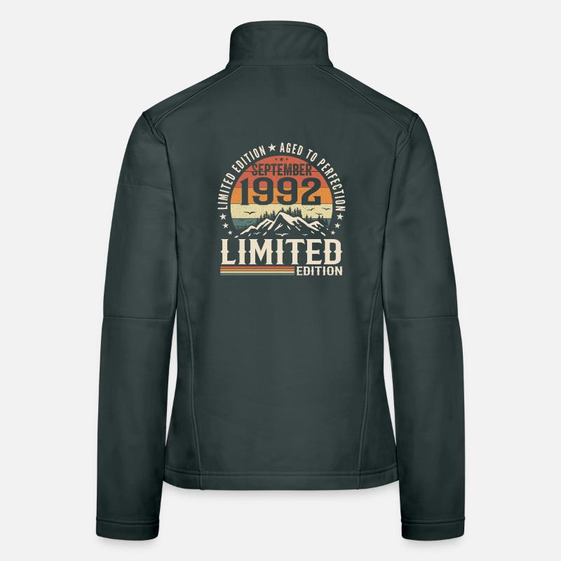 September 1992, September 1992 Geburtstagsgeschenk Frauen Softshelljacke
