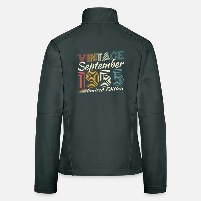 September 1955 Retro Vintage Geburtstagsgeschenk Frauen Softshelljacke