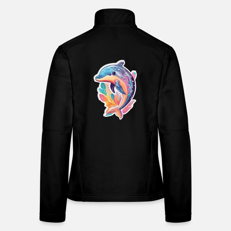 Dauphin Veste en tissu softshell Femme