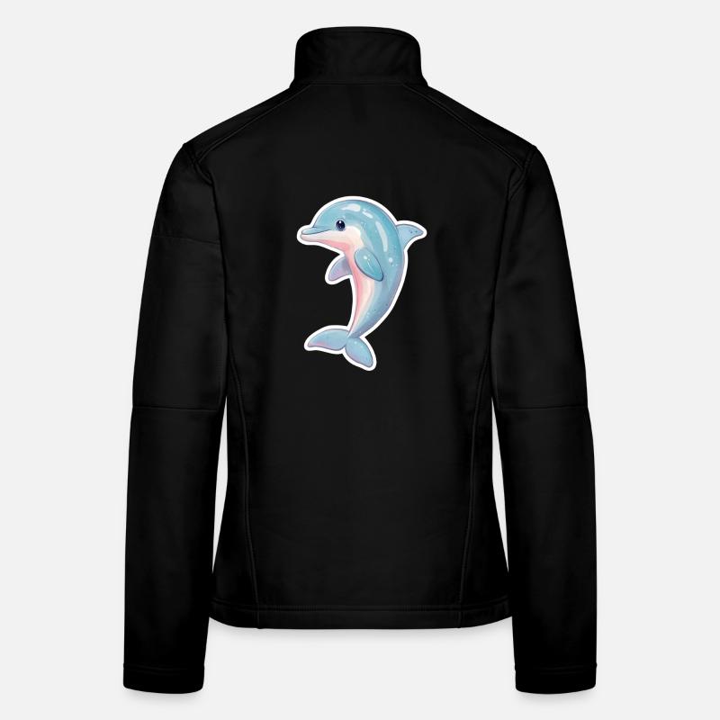 Dauphin Veste en tissu softshell Femme