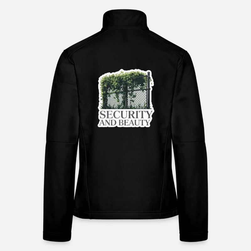 Bewachtes Gartenzaun-Design Frauen Softshelljacke