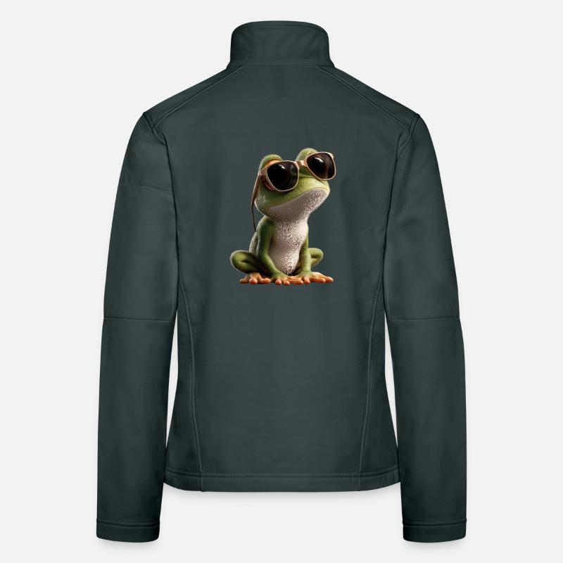 Frog Little Toad Tree Frog Frog Prince Frogs Women's Softshell Jacket