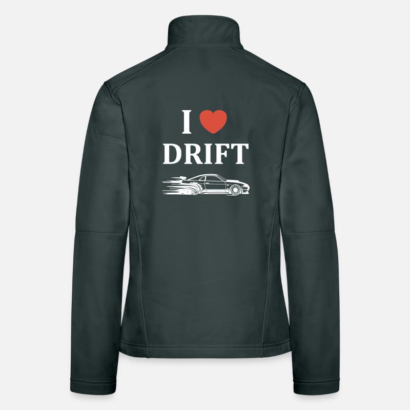 Drift Passion Car Design Women's Softshell Jacket