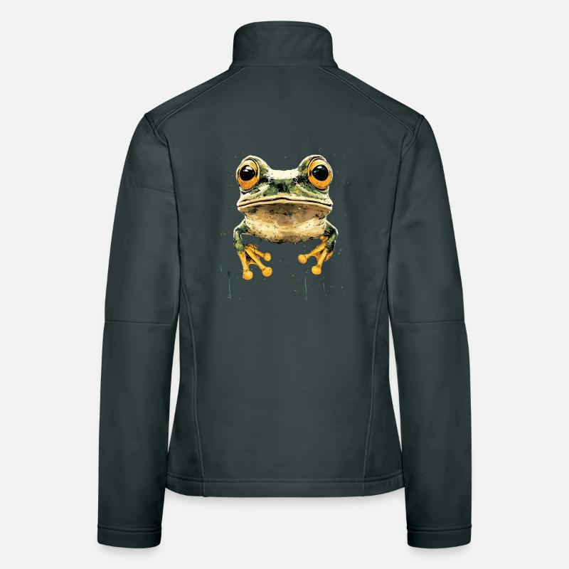 Frog Little Toad Tree Frog Frog Prince Frogs Women's Softshell Jacket