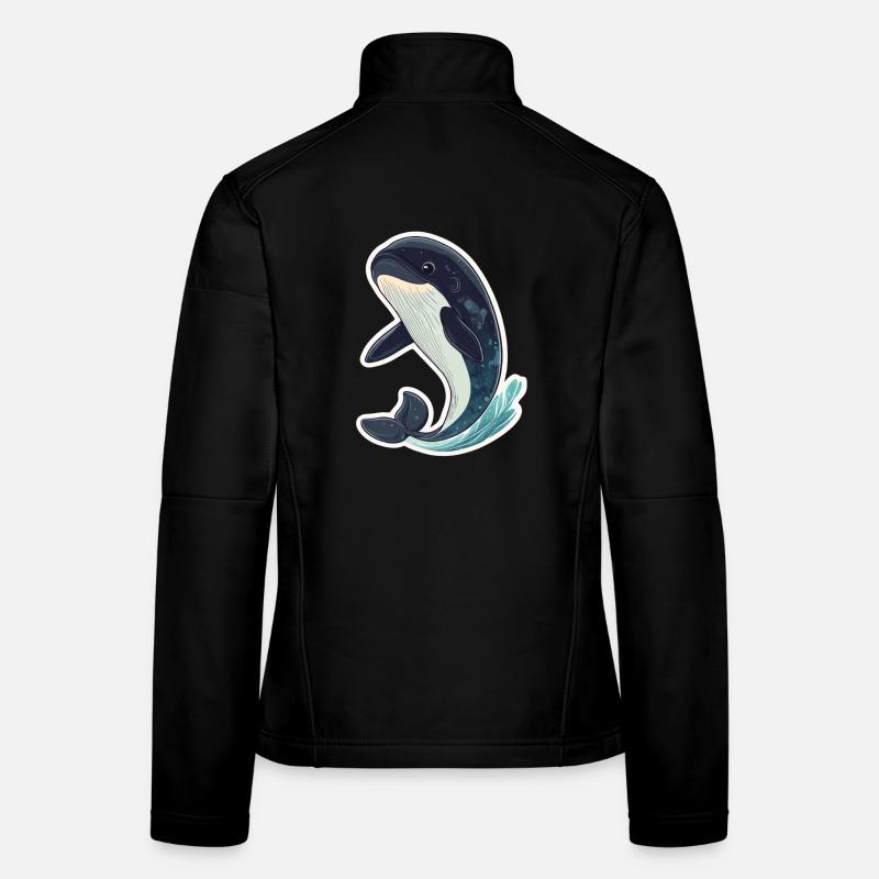 baleine Veste en tissu softshell Femme