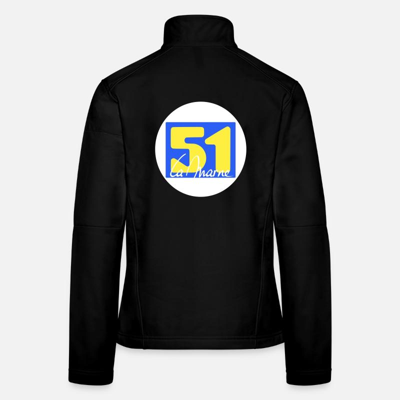 Iconic La Marne logo in bright colors Women's Softshell Jacket