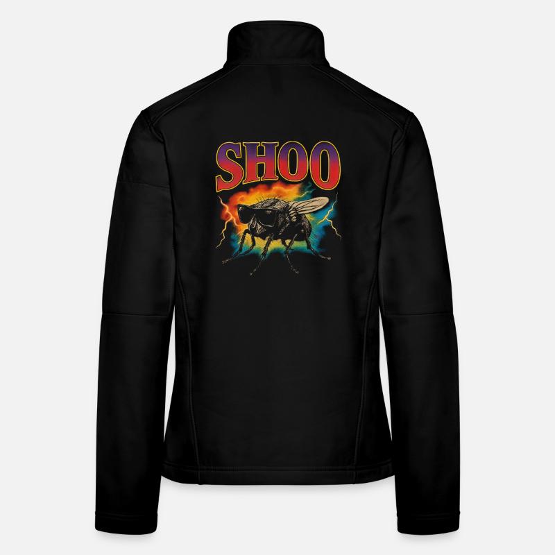 Shoo Fly Funny Hate Flies Shoo Fly Women's Softshell Jacket