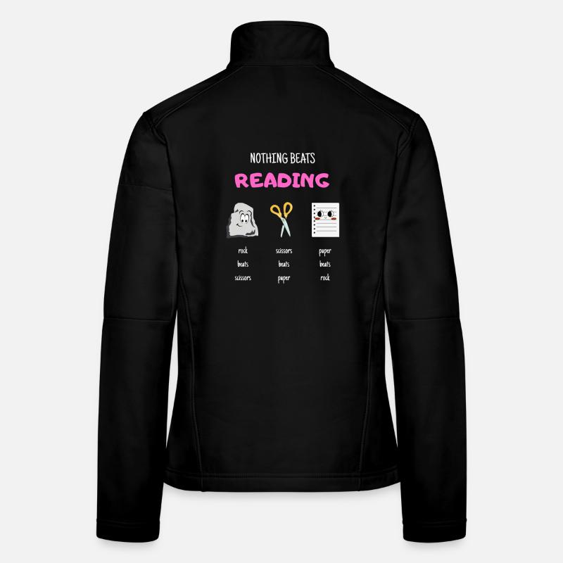 Nothing Beats Reading Rock Paper Scissors Women's Softshell Jacket