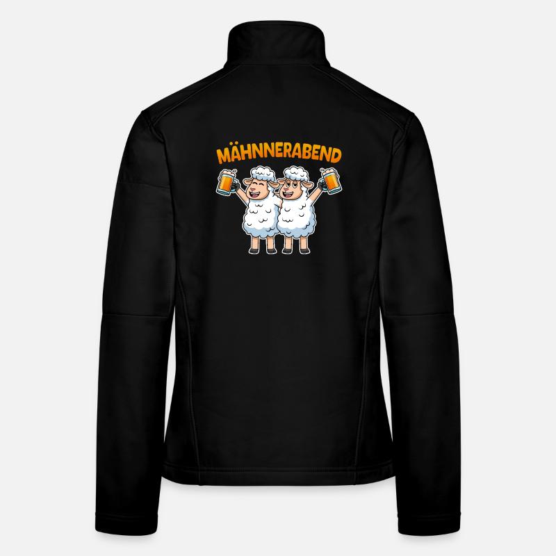 Schafe Männerabend Bier Schaf Mähnnerabend Frauen Softshelljacke