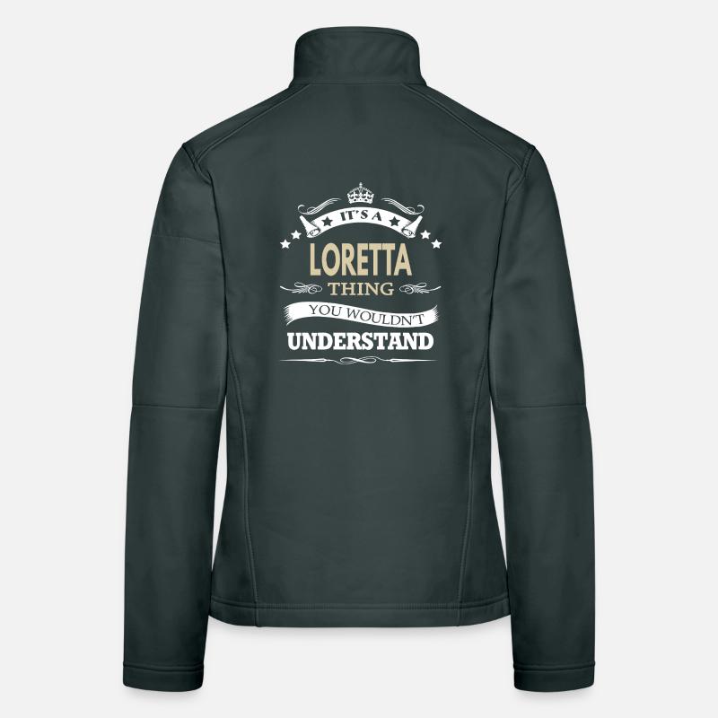 c'est un truc de Loretta que tu ne comprendrais pas Veste en tissu softshell Femme
