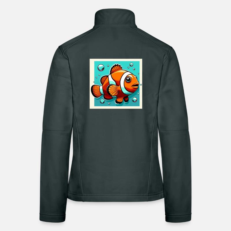 Clownfisch Frauen Softshelljacke