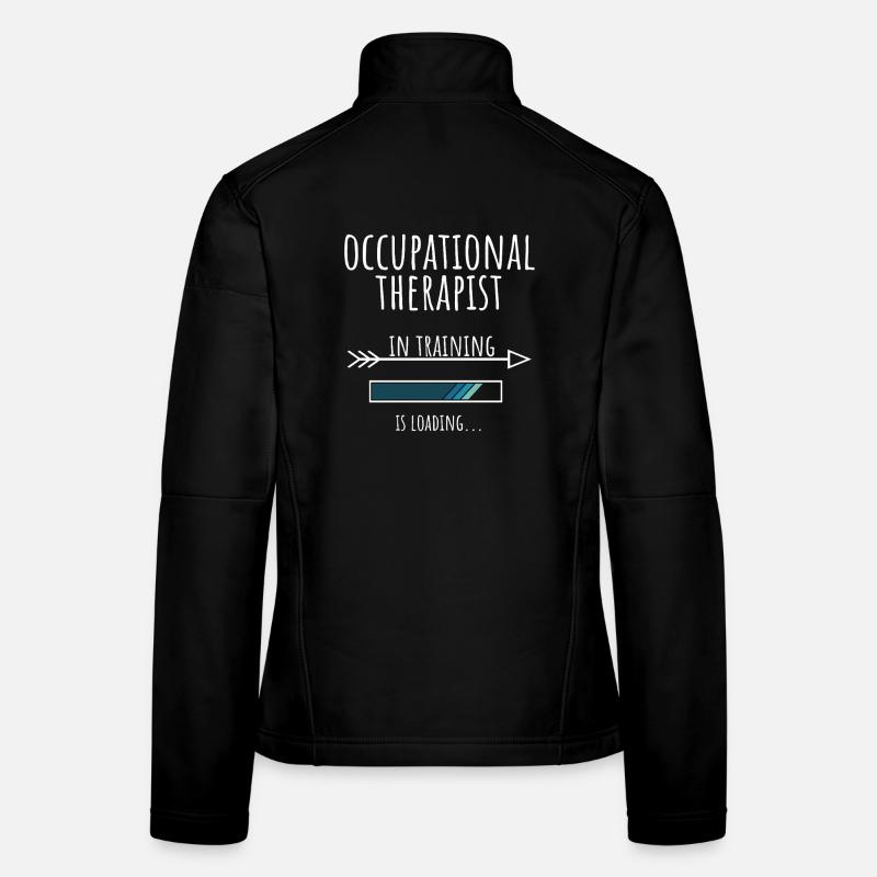 Don Profession Formation Ergothérapeute Veste en tissu softshell Femme