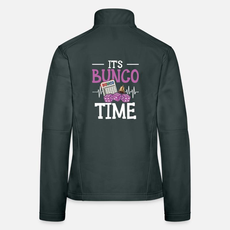 Bunco Players Play Bunco Gift Women's Softshell Jacket
