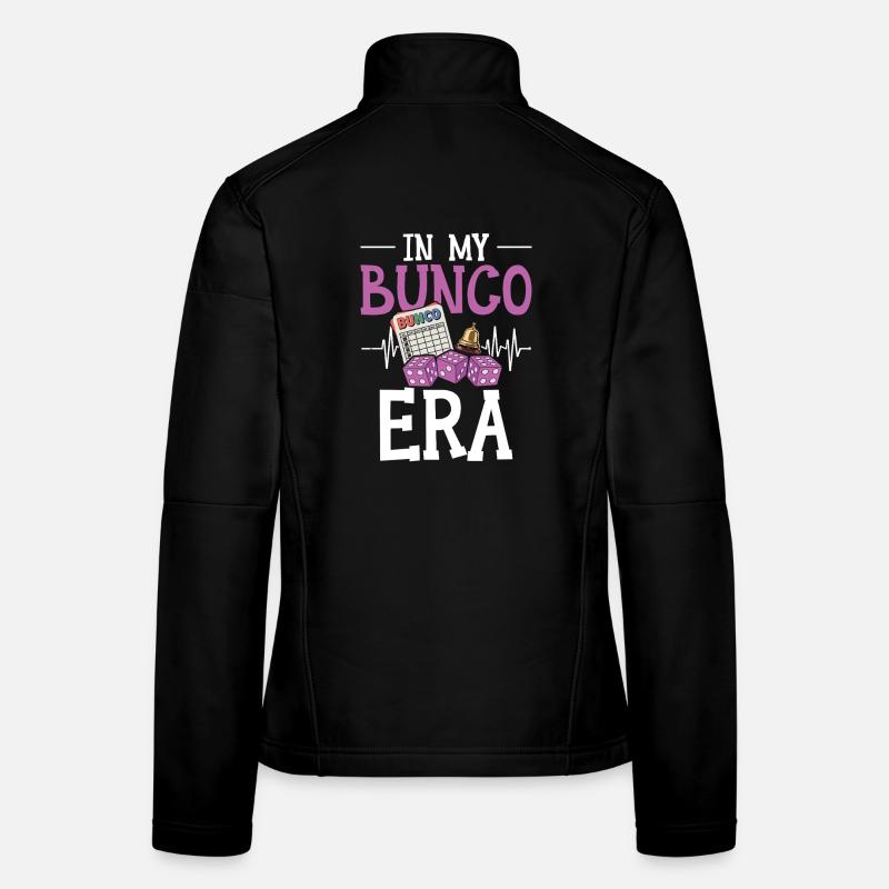 À mon époque Bunco Veste en tissu softshell Femme