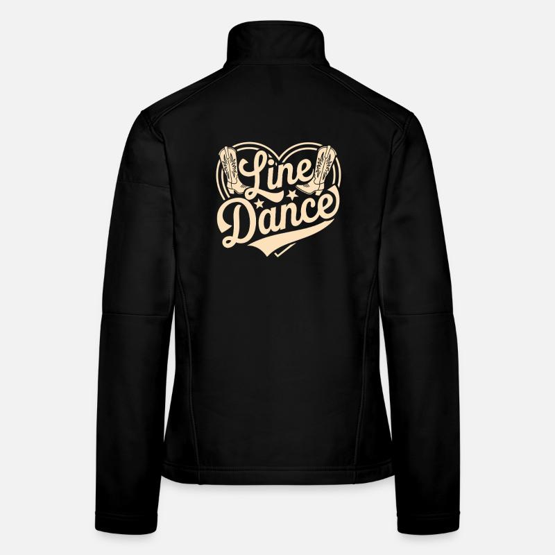 Danse en ligne Veste en tissu softshell Femme