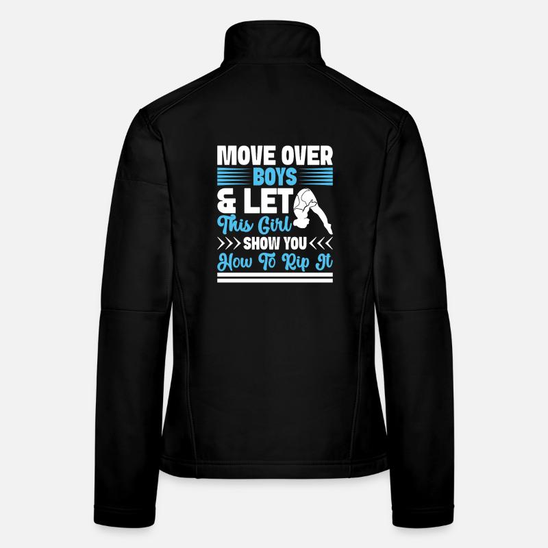 Diving diving board Women's Softshell Jacket