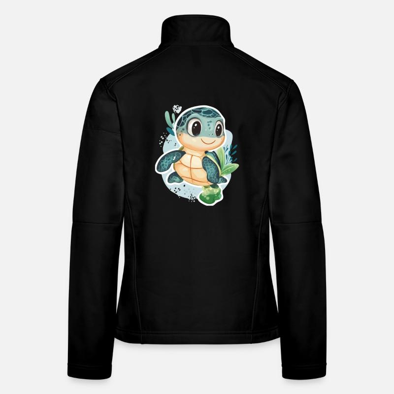 Tortue Veste en tissu softshell Femme