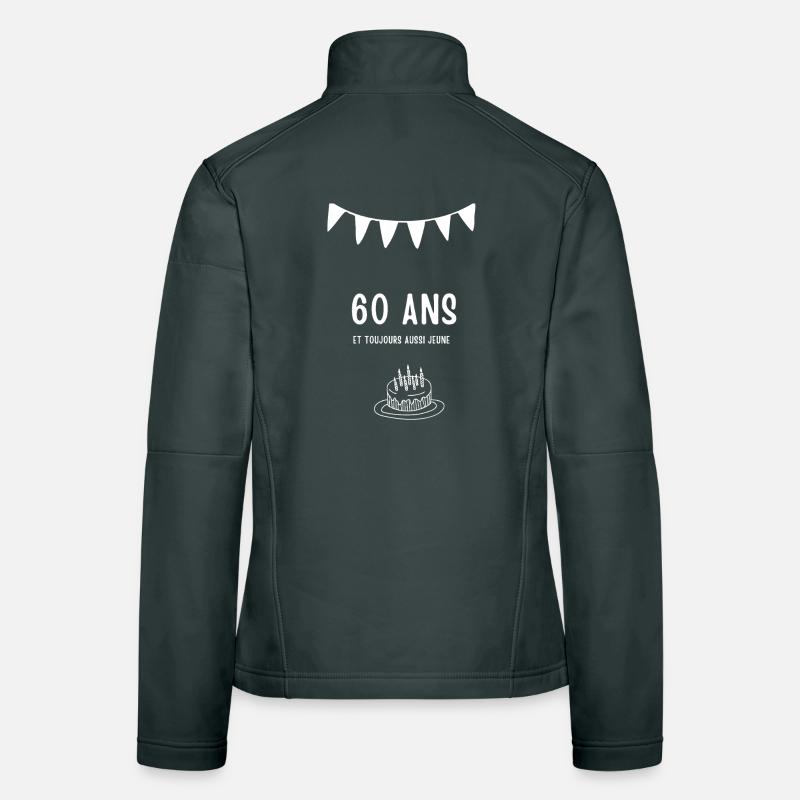 Fun 60th Anniversary Celebration Women's Softshell Jacket