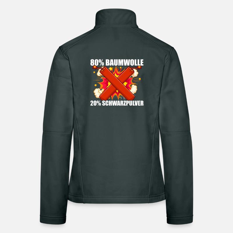 Black powder, pyrotechnicians, firecrackers, fireworks Women's Softshell Jacket