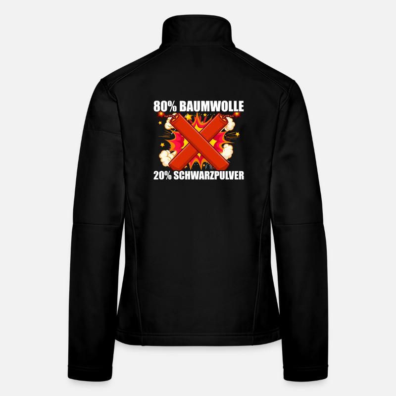 Black powder, pyrotechnicians, firecrackers, fireworks Women's Softshell Jacket