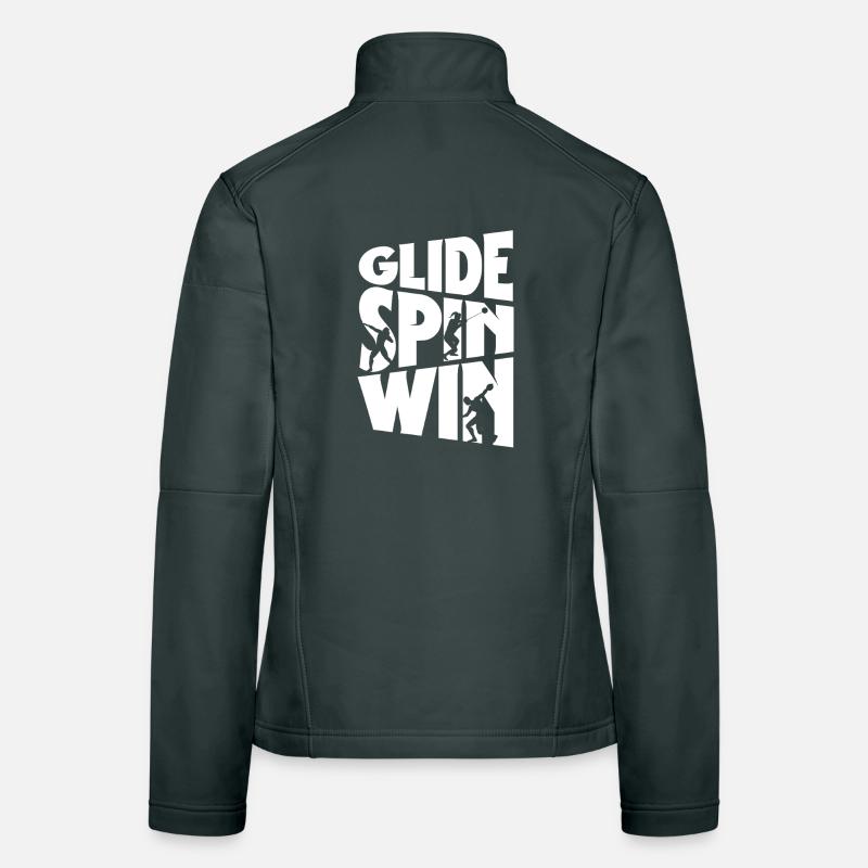 Kugelstoßen Kugelstoß Kugelstoßer Glide Spin Win Frauen Softshelljacke