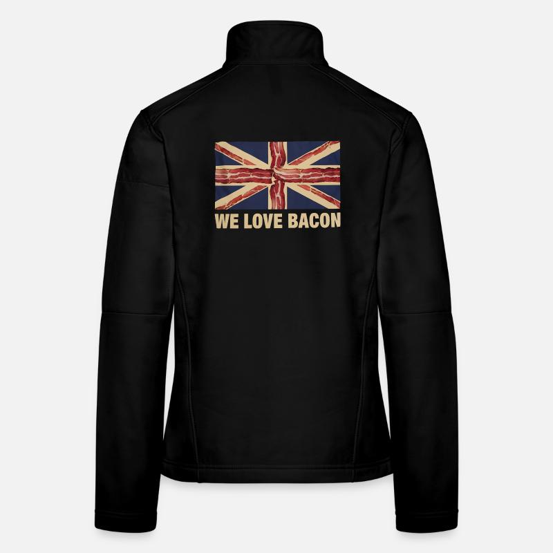 We Love Bacon UK Meme Women's Softshell Jacket