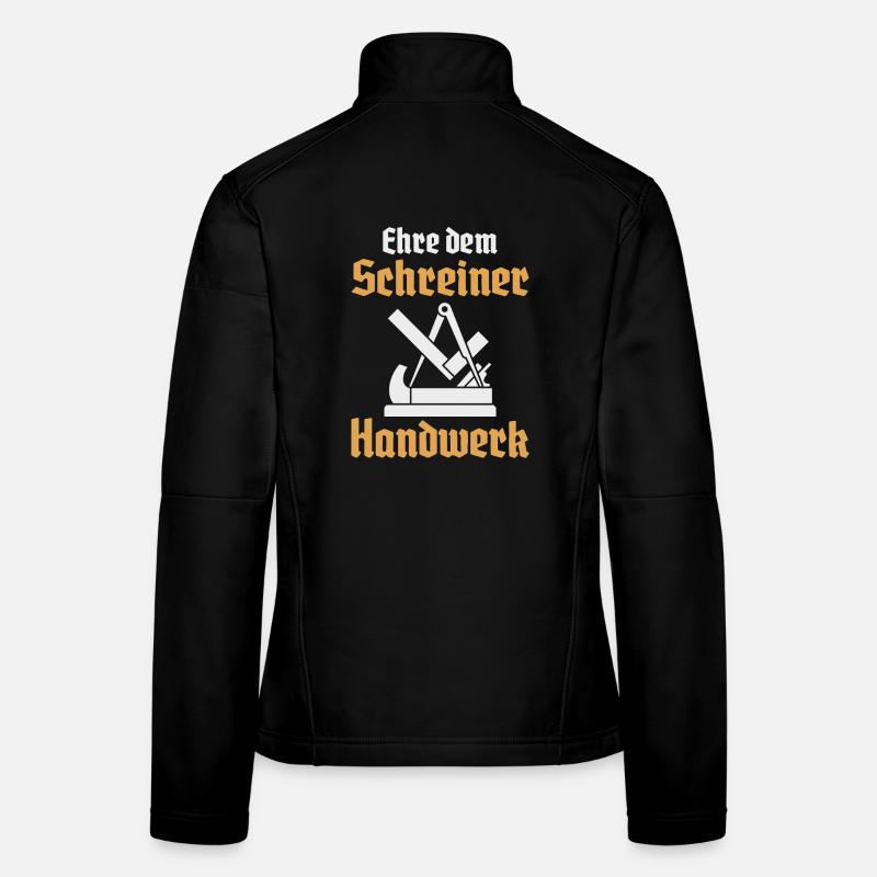 Guilde des métiers de charpentier Guilde des signes Veste en tissu softshell Femme