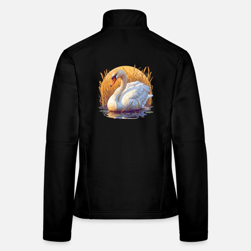 Cygnes Cygne Veste en tissu softshell Femme