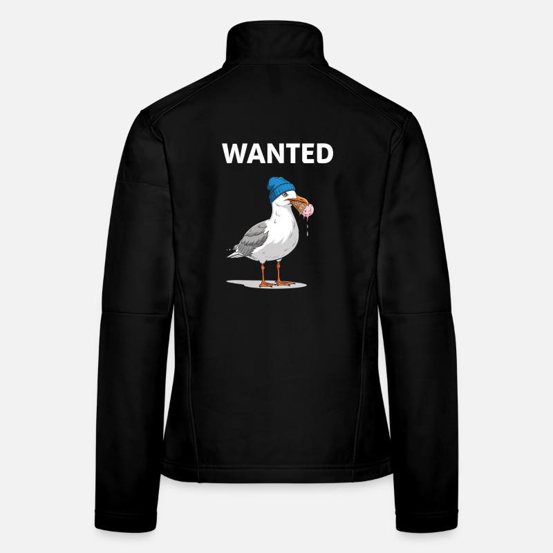 Gesucht Möwe Eiscreme Abenteuer Frauen Softshelljacke