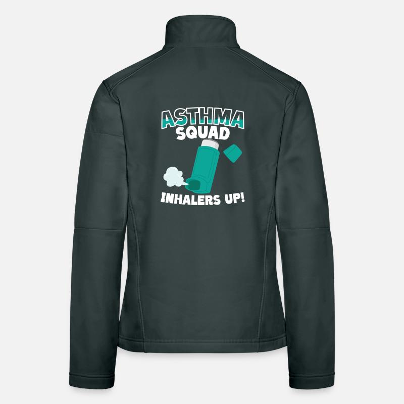 Asthma Squad Inhalers Up Asthmatics Women's Softshell Jacket