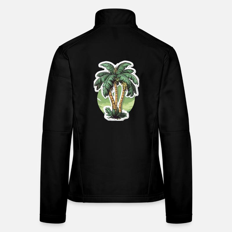 Palm tree Women's Softshell Jacket
