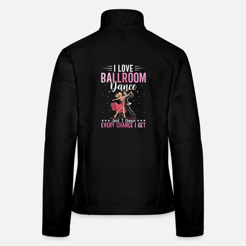 Ballroom Dancer Lovers Dancing Dance School Women's Softshell Jacket