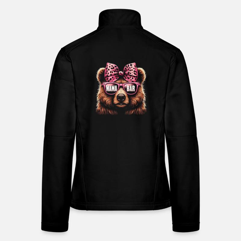 Mama Bär Muttertag Mutter Elternteil Mama Bear Frauen Softshelljacke