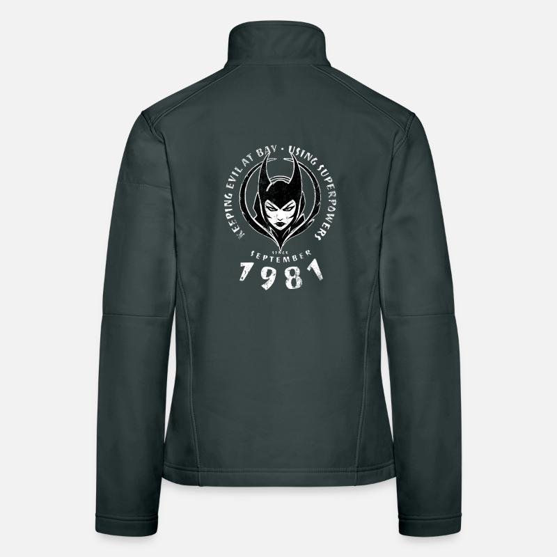 44. Geburtstag Keepin evil at bay since 09/1981 Frauen Softshelljacke