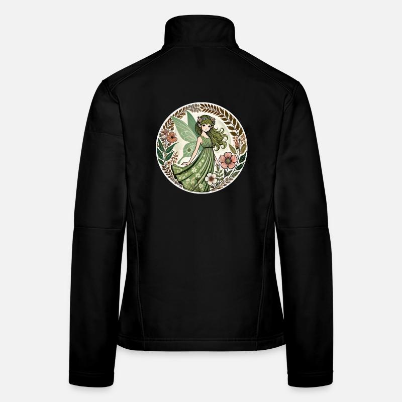 Enchanted Forest Fairy Design Women's Softshell Jacket