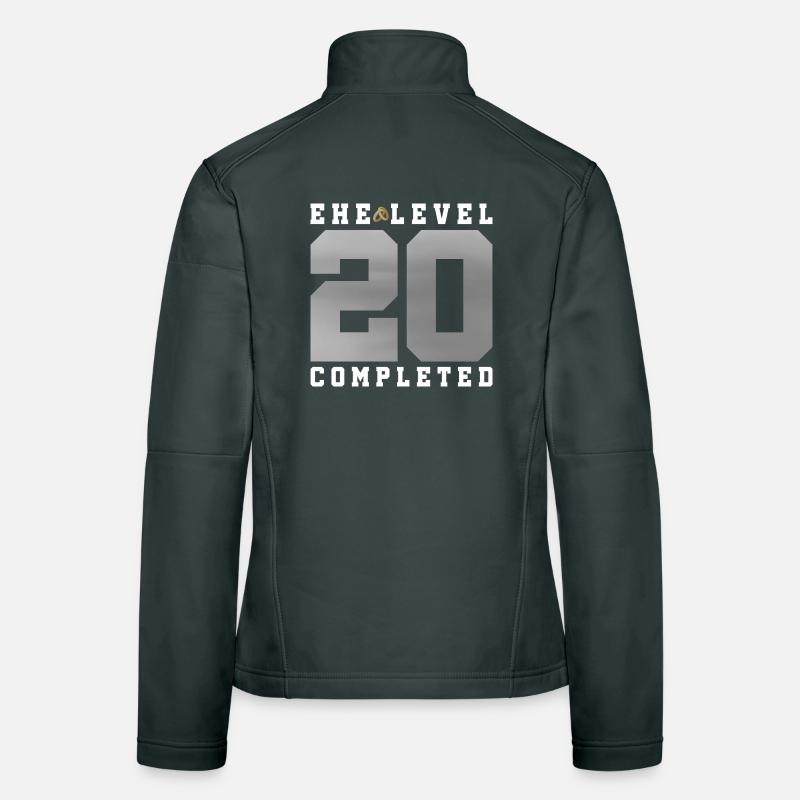 20th wedding anniversary Women's Softshell Jacket