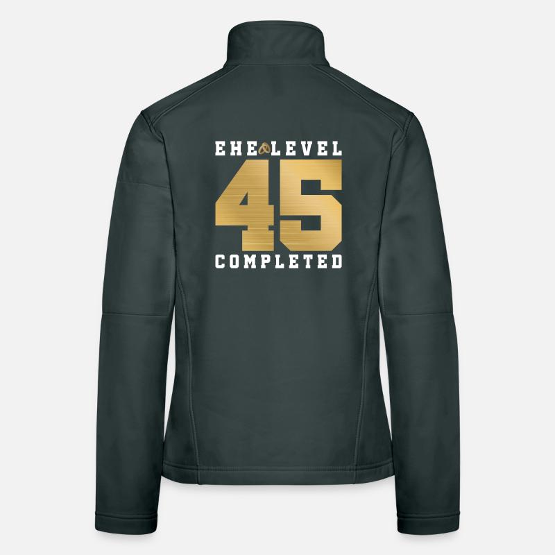 45th Wedding Anniversary Women's Softshell Jacket