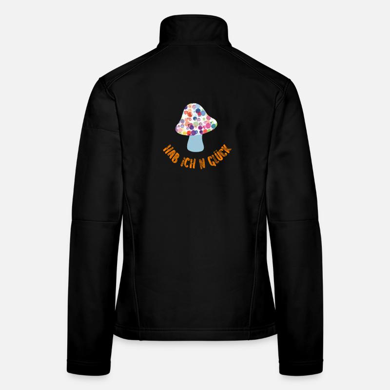 Lucky Guy Automne Chance Champignon Cool Dictons Blobs Veste en tissu softshell Femme