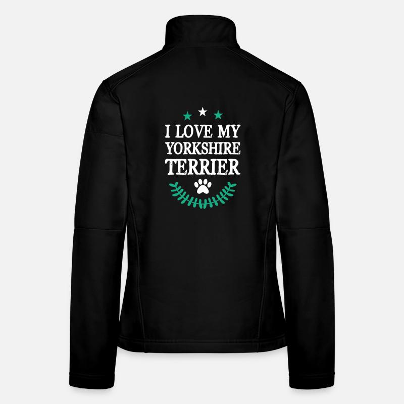 I Love my Yorkshire Terrier Frauen Softshelljacke