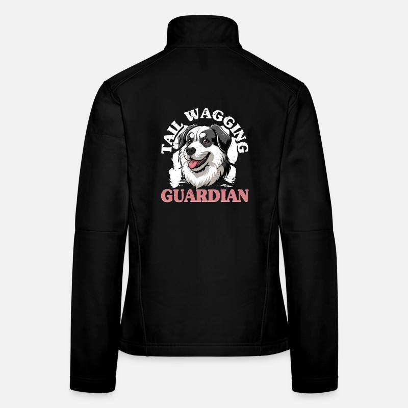 Gardien qui remue la queue du chien Alabai Veste en tissu softshell Femme