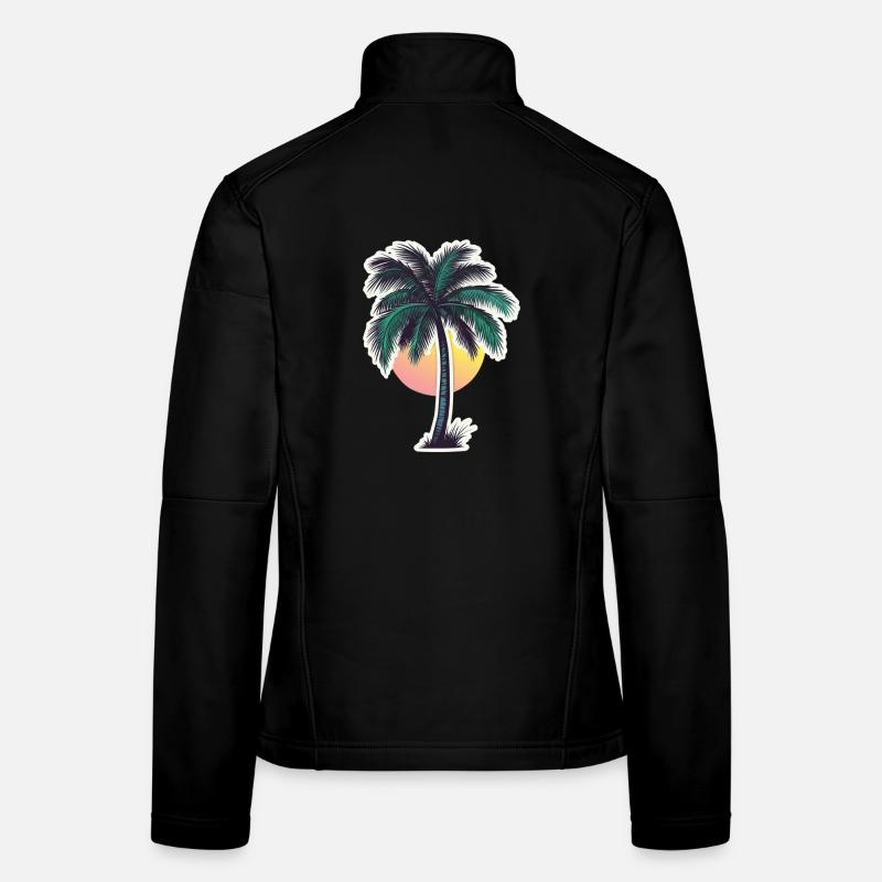 Palm tree Women's Softshell Jacket