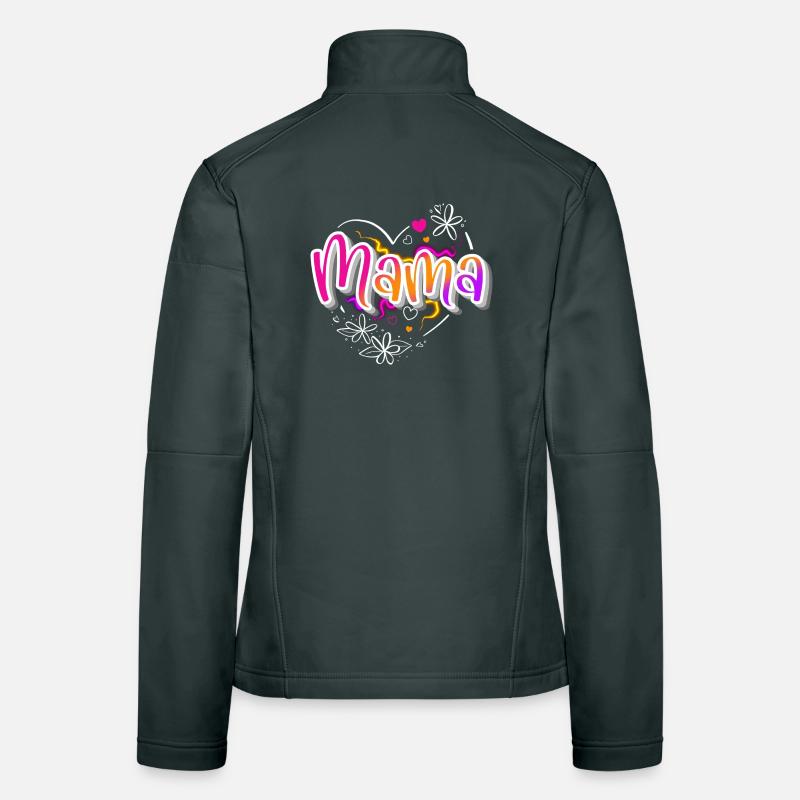 Mama Frauen Softshelljacke