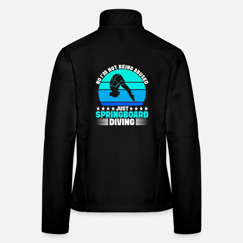 Kunstspringen Turmspringer Sprungbrett Frauen Softshelljacke